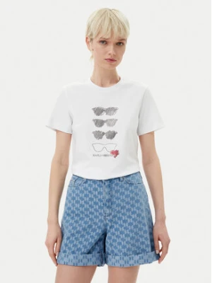 Zdjęcie produktu KARL LAGERFELD T-Shirt A2W17103 Biały Regular Fit