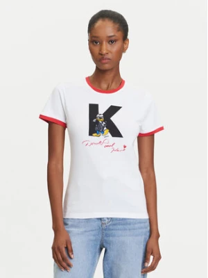 Zdjęcie produktu KARL LAGERFELD T-Shirt A3W17089 Biały Regular Fit