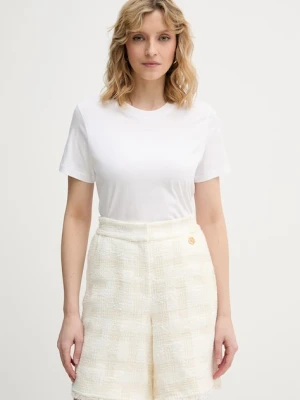 Karl Lagerfeld t-shirt basic damski bawełniany biały