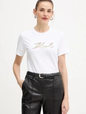 Karl Lagerfeld t-shirt bawełniany