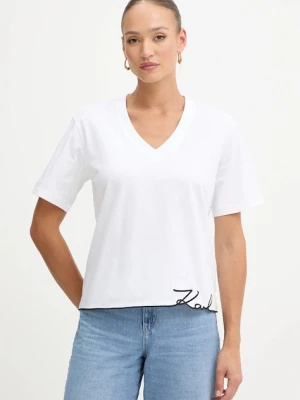 Karl Lagerfeld t-shirt bawełniany