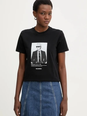 Karl Lagerfeld t-shirt bawełniany