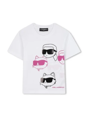Karl Lagerfeld t-shirt bawełniany dziecięcy