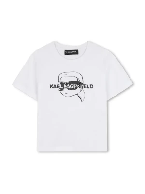 Karl Lagerfeld t-shirt bawełniany dziecięcy