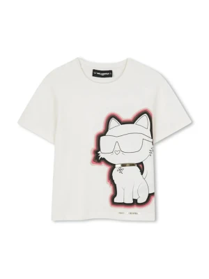 Karl Lagerfeld t-shirt bawełniany dziecięcy