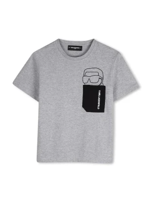 Karl Lagerfeld t-shirt bawełniany dziecięcy