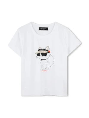 Karl Lagerfeld t-shirt bawełniany dziecięcy