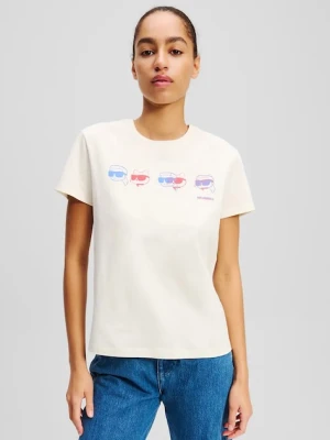Karl Lagerfeld t-shirt bawełniany IKON