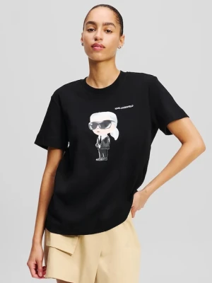 Karl Lagerfeld t-shirt bawełniany IKON AQUARELLE