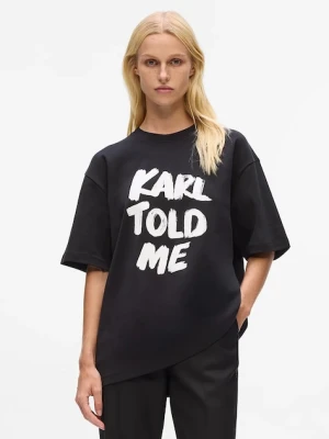 Karl Lagerfeld t-shirt bawełniany Karl Lagerfeld x Paris Hilton damski kolor czarny A4W17101