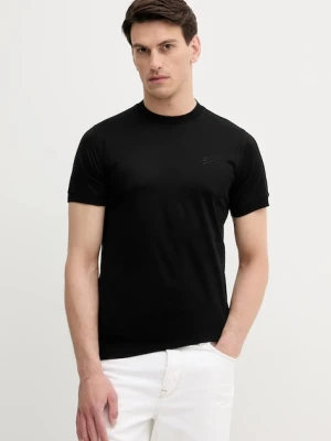 Karl Lagerfeld t-shirt bawełniany męski kolor czarny gładki 553200.755000