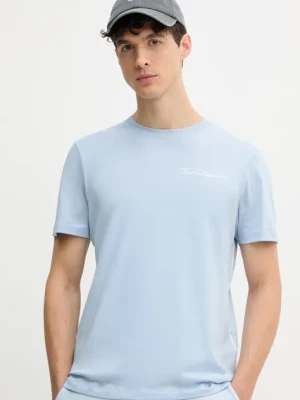 Karl Lagerfeld t-shirt bawełniany męski kolor czarny z aplikacją A1M44017
