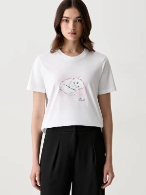 Karl Lagerfeld T-shirt damski bawełniany