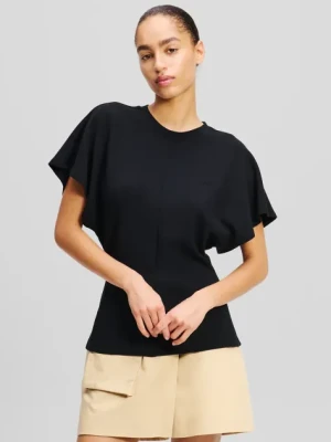 Karl Lagerfeld t-shirt damski kolor czarny A2W17061