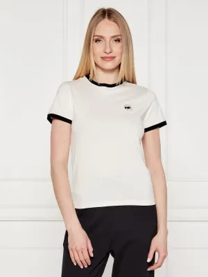 Karl Lagerfeld T-shirt ikon patch | Slim Fit
