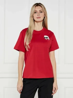 Karl Lagerfeld T-shirt IKON RS PEAK-A-BOO | Oversize fit