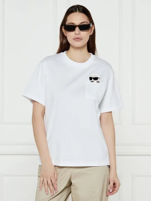 Zdjęcie produktu Karl Lagerfeld T-shirt IKON RS PEAK-A-BOO | Oversize fit