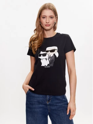 KARL LAGERFELD T-Shirt Ikonik 2.0 230W1704 Czarny Regular Fit