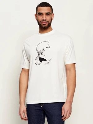 Karl Lagerfeld T-shirt | Loose fit ecru