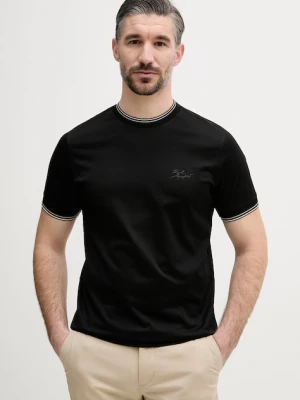 Karl Lagerfeld t-shirt męski bawełniany czarny