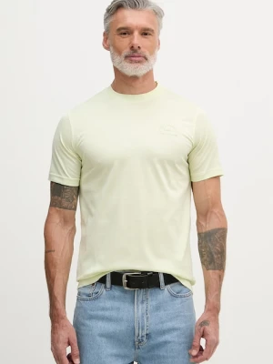 Karl Lagerfeld T-shirt męski bawełniany zielony