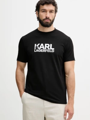 Karl Lagerfeld T-shirt męski bawełniany