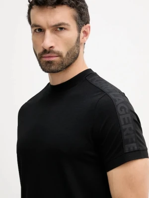 Karl Lagerfeld t-shirt męski kolor czarny gładki 553235.755021