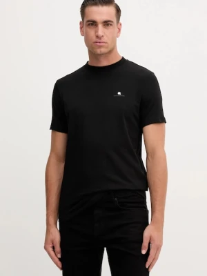 Karl Lagerfeld t-shirt męski kolor czarny gładki 554235.755053