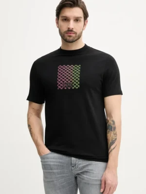 Karl Lagerfeld t-shirt męski kolor czarny z nadrukiem 552235.755404