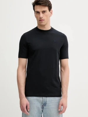 Karl Lagerfeld t-shirt męski kolor granatowy gładki 553221.755750