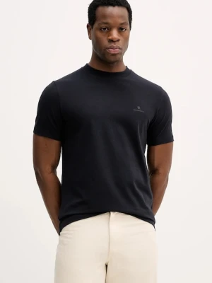 Karl Lagerfeld t-shirt męski kolor granatowy gładki 561221.755054