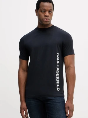 Karl Lagerfeld t-shirt granatowy