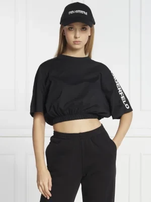 Karl Lagerfeld T-shirt nylon mix | Relaxed fit