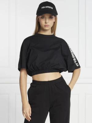 Karl Lagerfeld T-shirt nylon mix | Relaxed fit