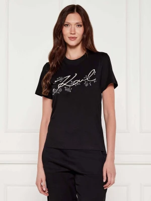 Karl Lagerfeld T-shirt Orchid | Regular Fit