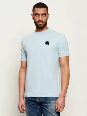 Karl Lagerfeld T-shirt | Regular Fit błękitny