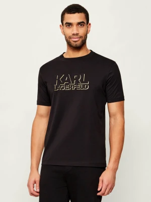 Karl Lagerfeld T-shirt | Regular Fit czarny