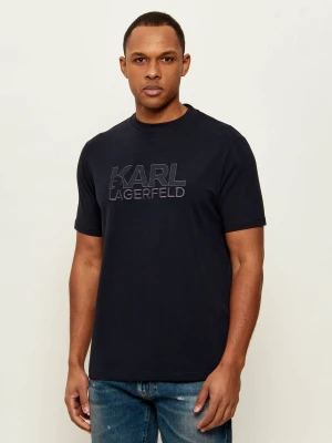 Karl Lagerfeld T-shirt | Regular Fit granatowy
