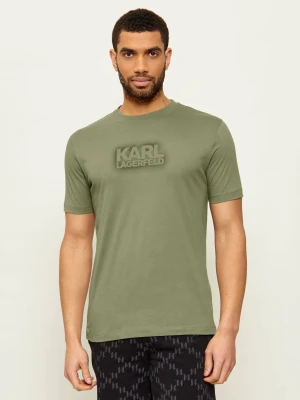 Karl Lagerfeld T-shirt | Regular Fit zielony