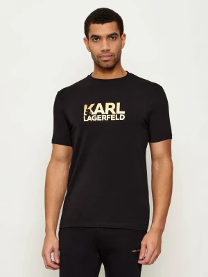 Karl Lagerfeld T-shirt | Regular Fit czarny
