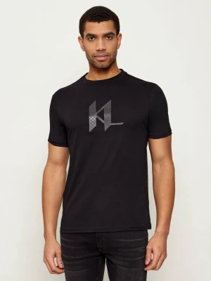 Karl Lagerfeld T-shirt | Regular Fit czarny