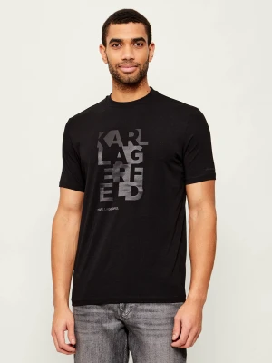 Karl Lagerfeld T-shirt | Regular Fit czarny