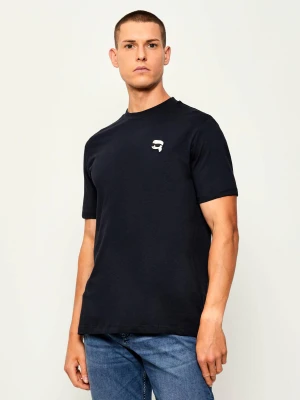 Karl Lagerfeld T-shirt | Regular Fit granatowy