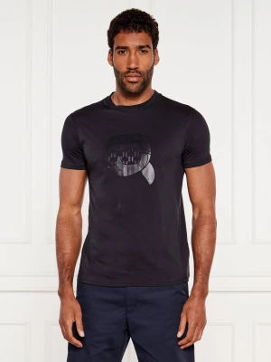Karl Lagerfeld T-shirt | Regular Fit czarny