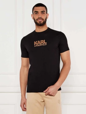 Karl Lagerfeld T-shirt | Regular Fit czarny