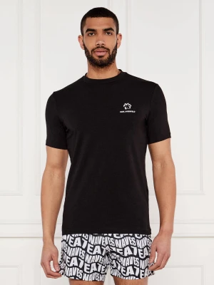 Karl Lagerfeld T-shirt | Regular Fit czarny
