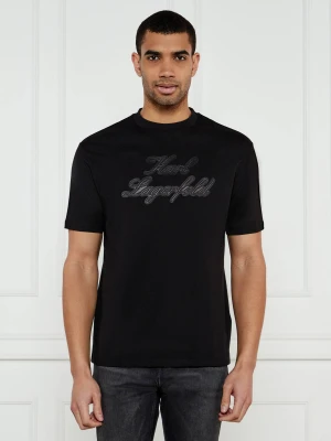 Karl Lagerfeld T-shirt | Regular Fit czarny