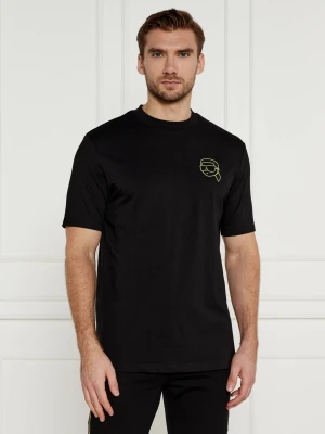 Karl Lagerfeld T-shirt | Regular Fit czarny