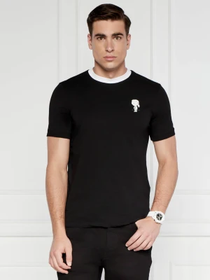 Karl Lagerfeld T-shirt | Regular Fit czarny