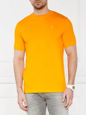 Karl Lagerfeld T-shirt | Regular Fit pomarańczowy
